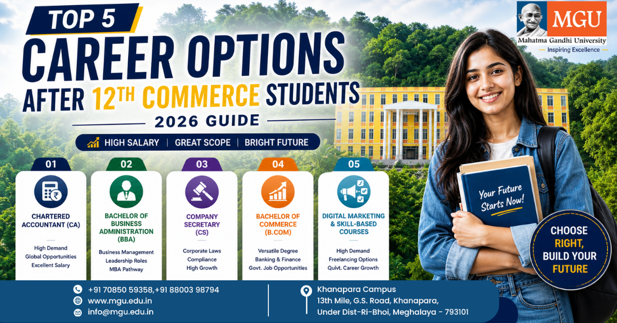 Top 5 Career Options After 12th Commerce Students in 2026 High Salary Courses