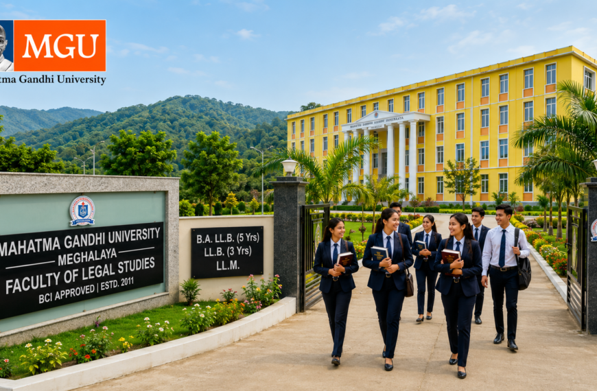 Best Law University in North East India | Pursue B.A. LL.B, LL.B & LL.M at MGU