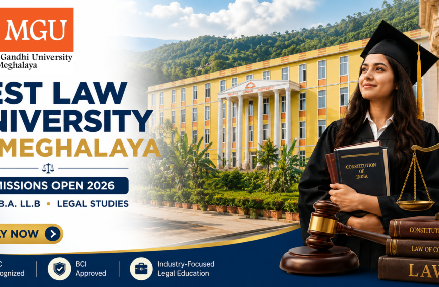 Best Law University Meghalaya | Apply for 2026 Legal Programs at MGU