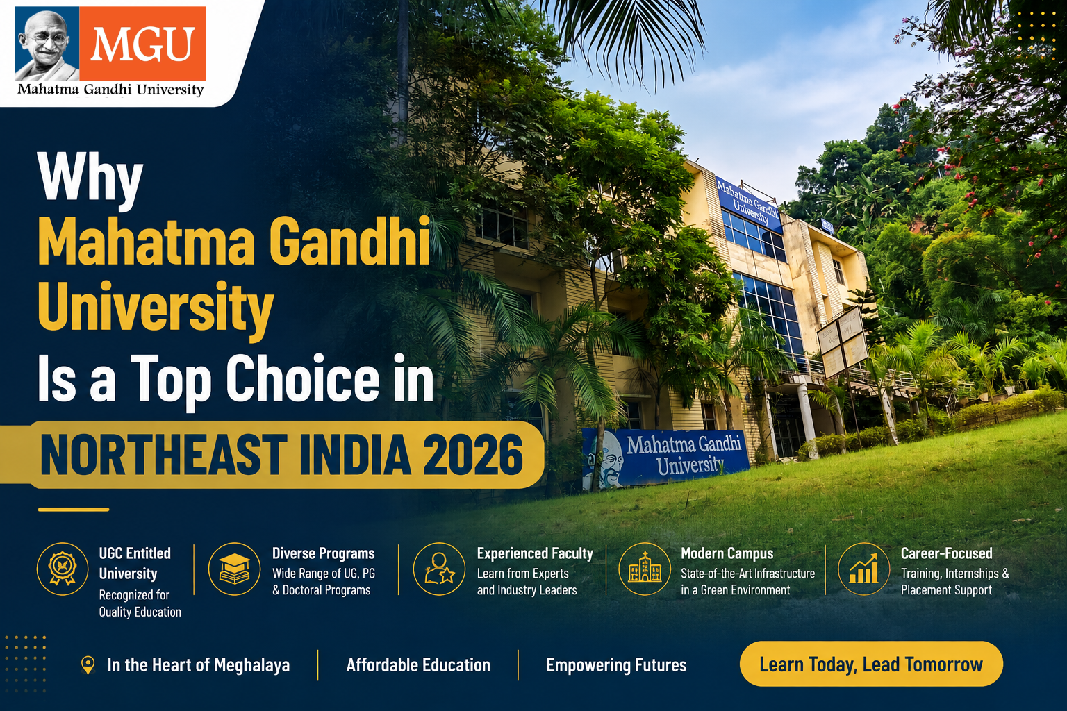Best University in Northeast India: Why Mahatma Gandhi University Is a Strong Choice for Higher Education